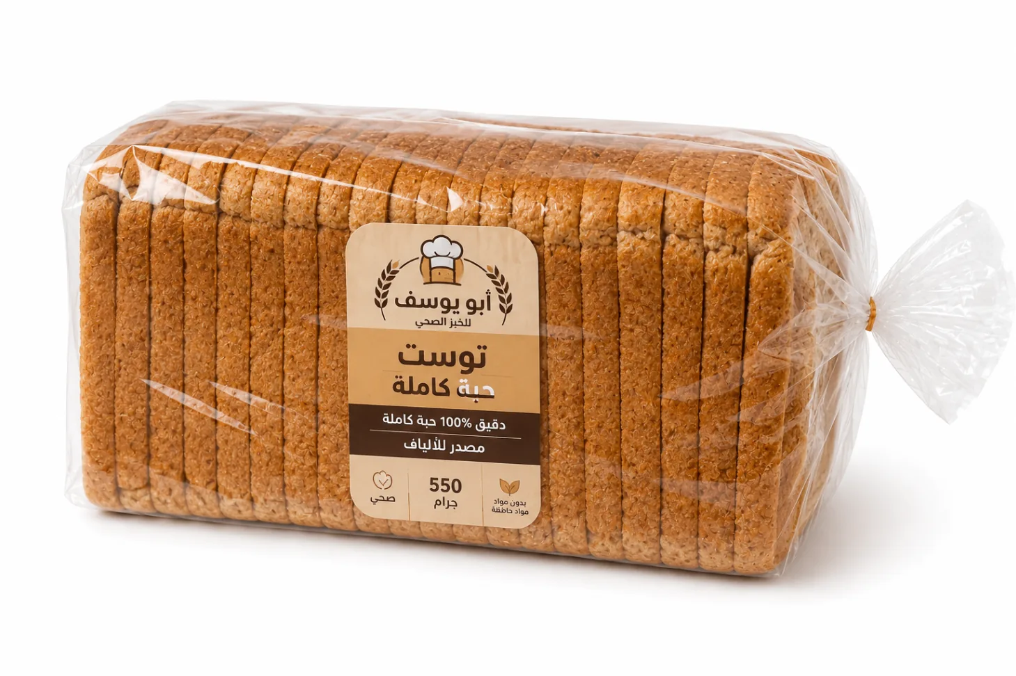 توست حبة كاملة 350 جرام