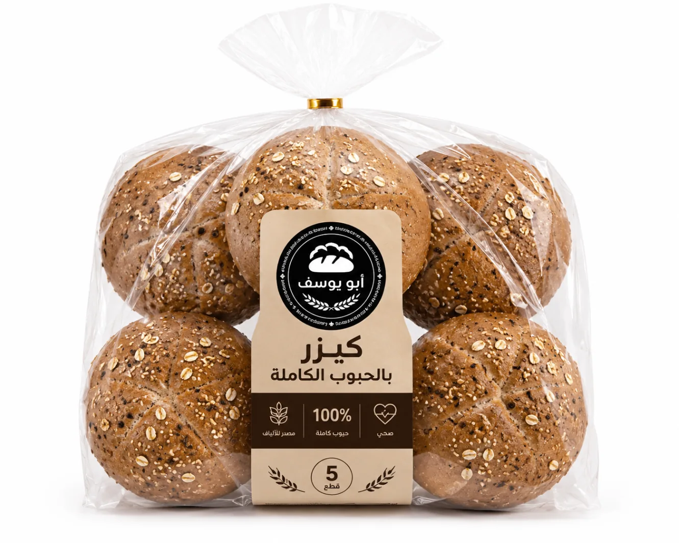 كيزر حبة كاملة بالحبوب